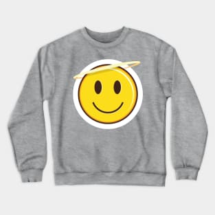 angel emoji with halo Crewneck Sweatshirt